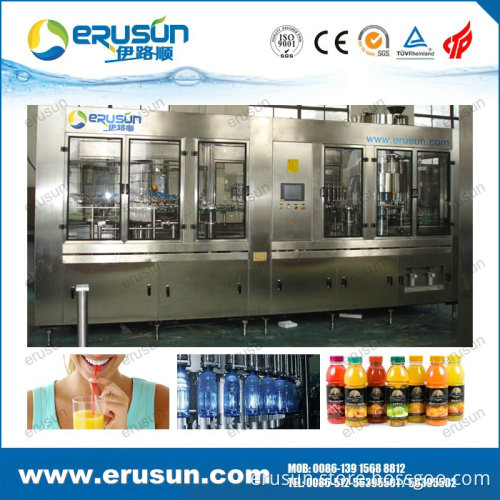 Rinser, Filler and Capper Monobloc Machine for Ice Tea in 550ml HDPE Bottle